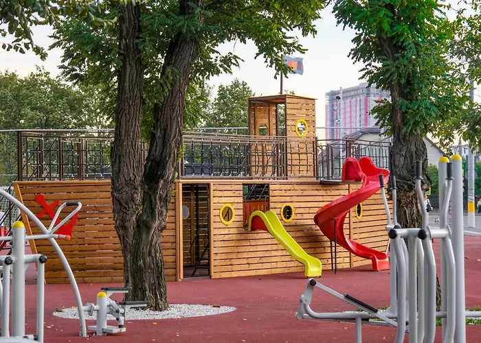 아파트 Modern 2-room Apartment, Free Underground Parking *